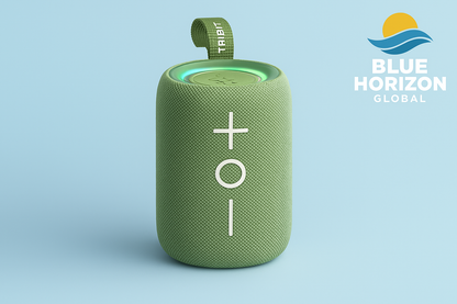 Tribit StormBox Mini Portable Bluetooth Speaker (IPX7 Waterproof, 12H Playtime, LED Light, 360° Sound)