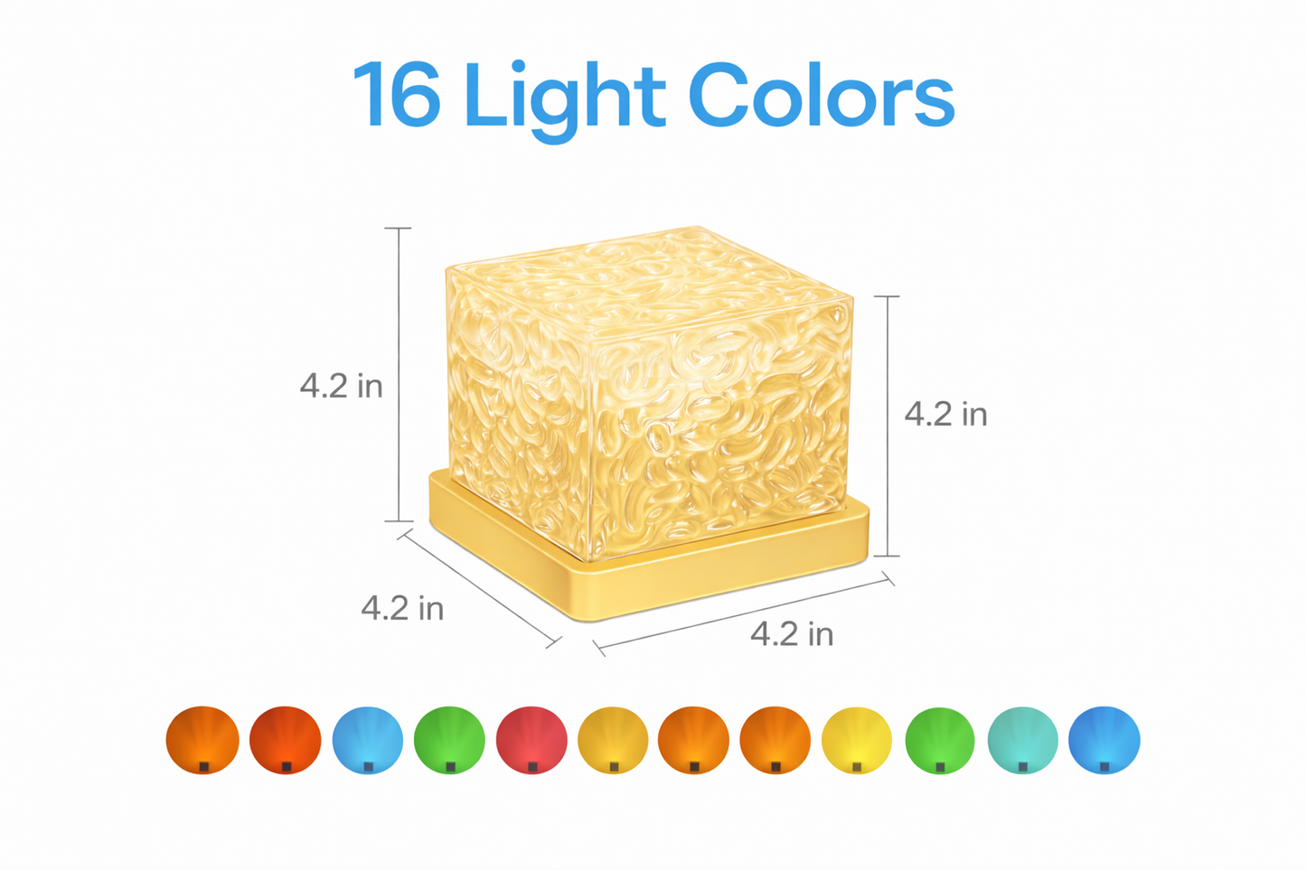 Crystal Wave LED Atmosphere Light – 16 Colors with Remote Control