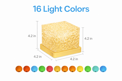 Crystal Wave LED Atmosphere Light – 16 Colors with Remote Control