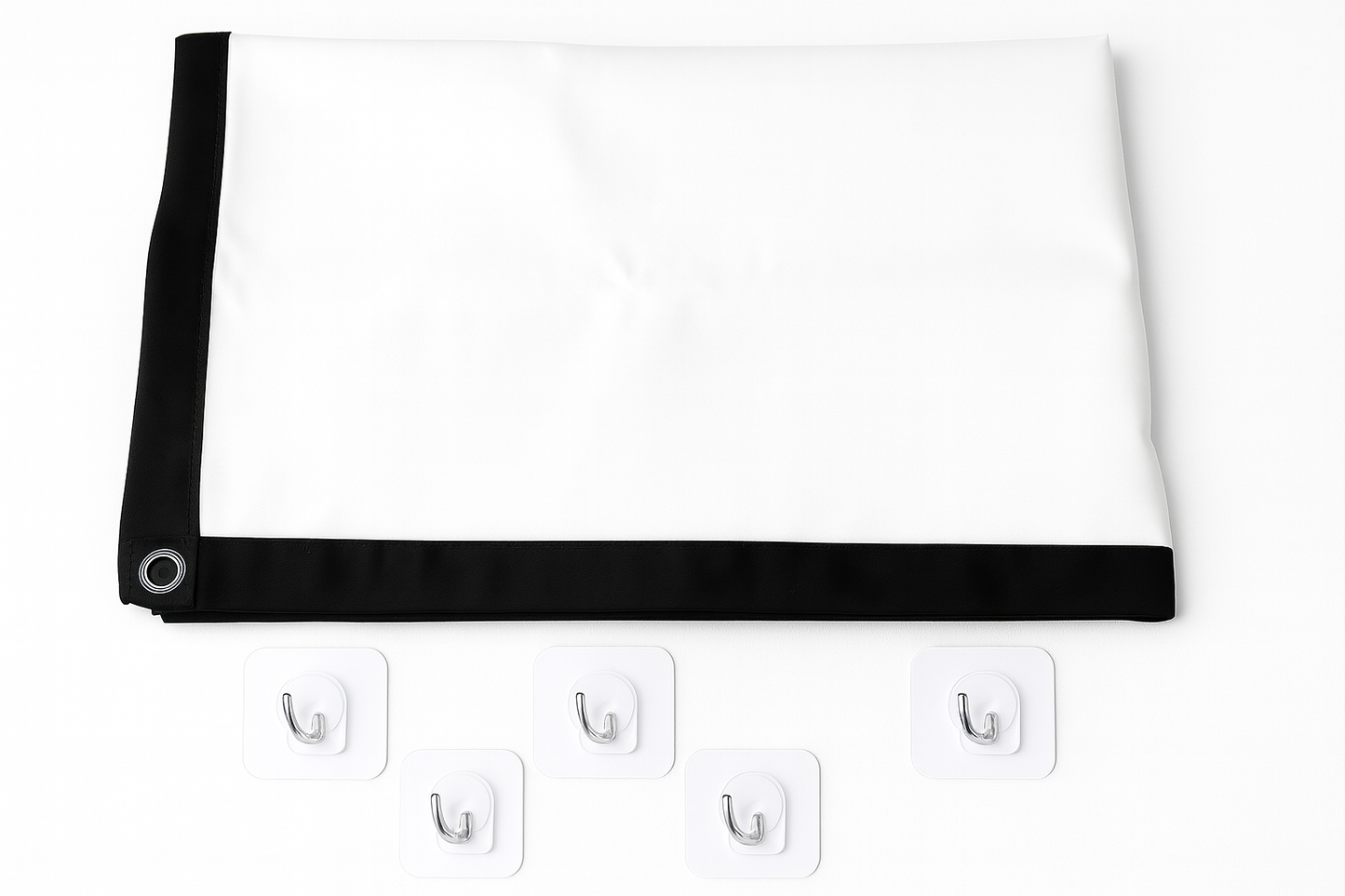 Foldable Projector Screen – Portable 100" & 120" with Hooks