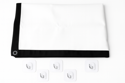Foldable Projector Screen – Portable 100" & 120" with Hooks