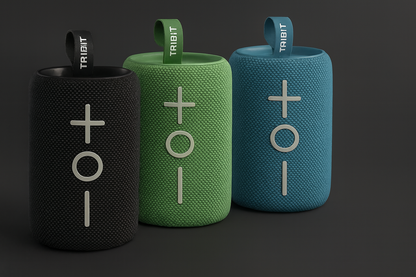 Tribit StormBox Mini Portable Bluetooth Speaker (IPX7 Waterproof, 12H Playtime, LED Light, 360° Sound)